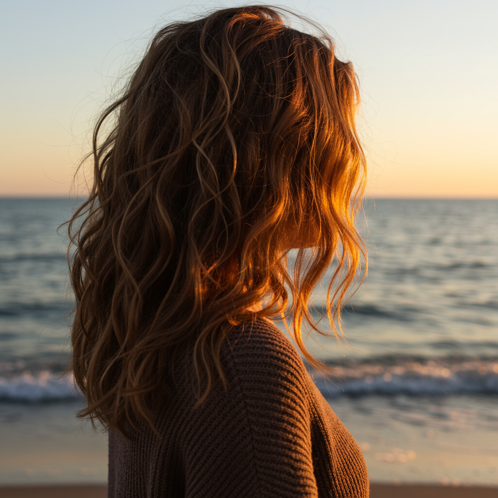 12 Textured Layers with Curtain Bangs for Frosty Vibes 2025