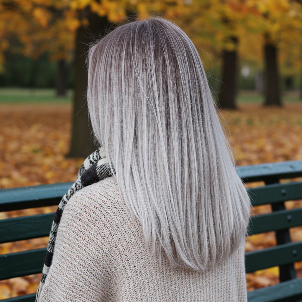 12 Dove Gray Sombre Balayage Ideas Trending in 2025