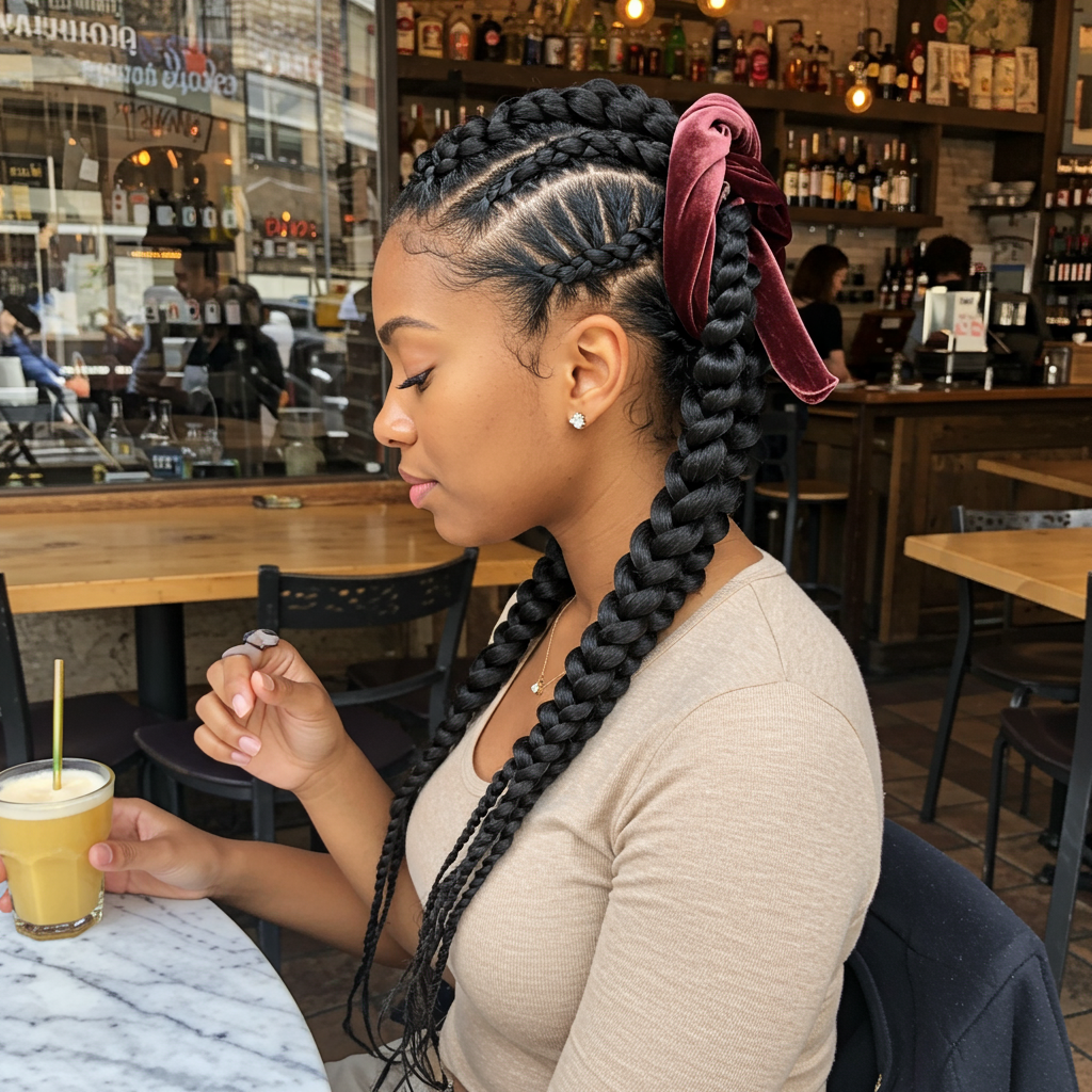 12 Glam Ponytails Sleek Low Velvet Wrap Ideas for Fall