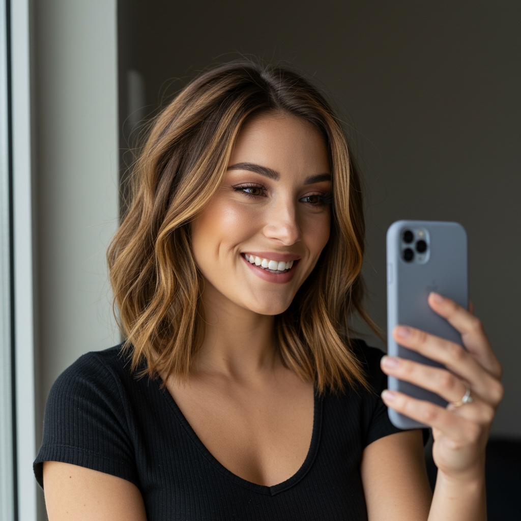 11 Voluminous Blowout Styles with Caramel Highlights