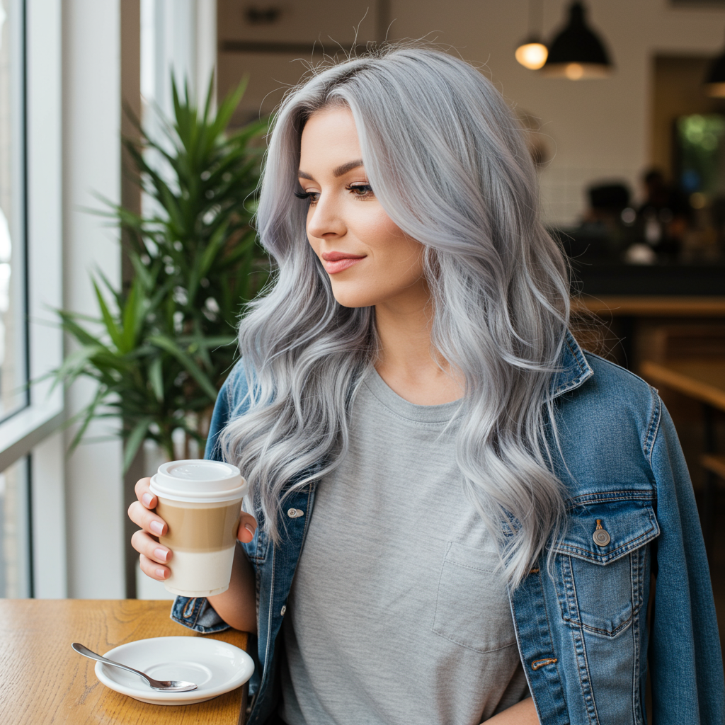 12 Dove Gray Sombre Balayage Ideas Trending in 2025
