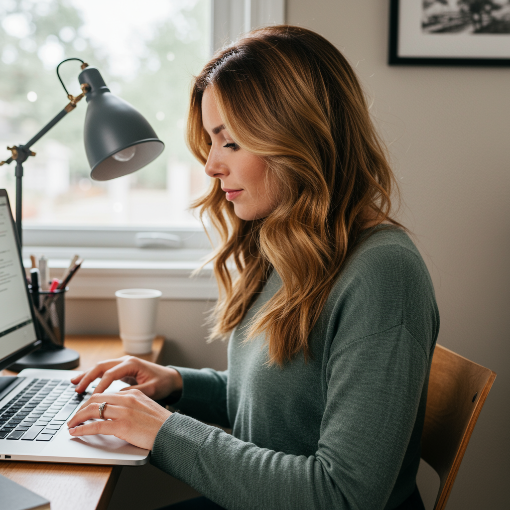 11 Voluminous Blowout Styles with Caramel Highlights
