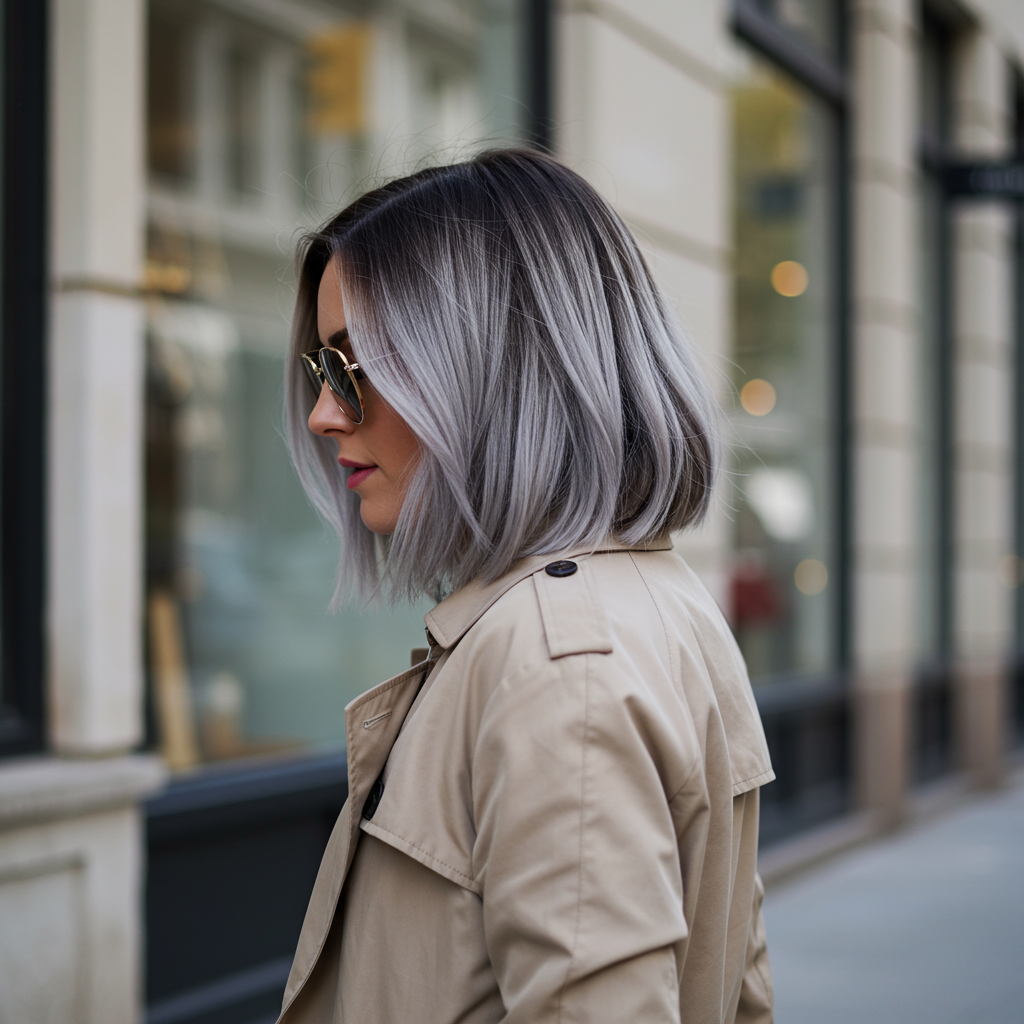 12 Dove Gray Sombre Balayage Ideas Trending in 2025