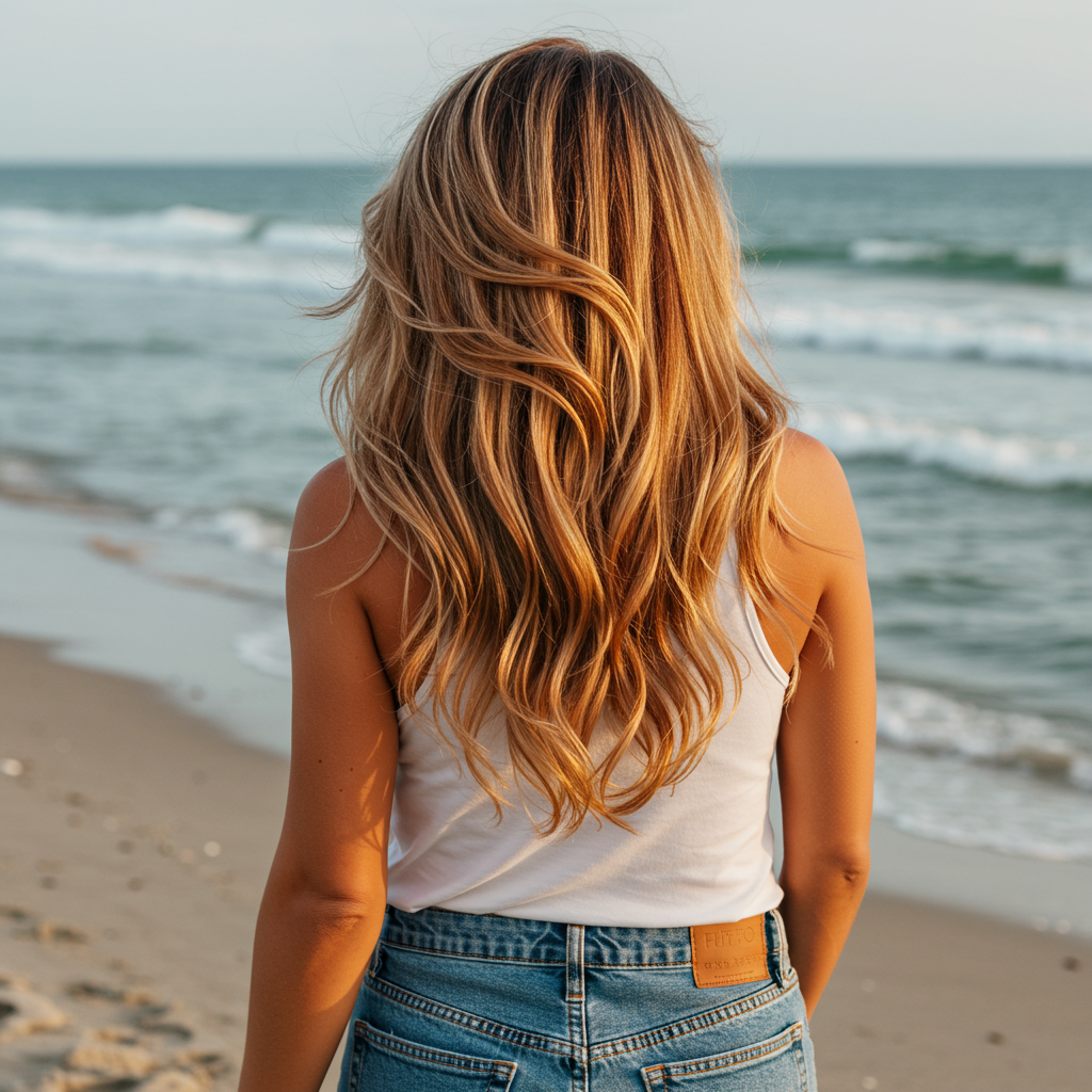 11 Voluminous Blowout Styles with Caramel Highlights