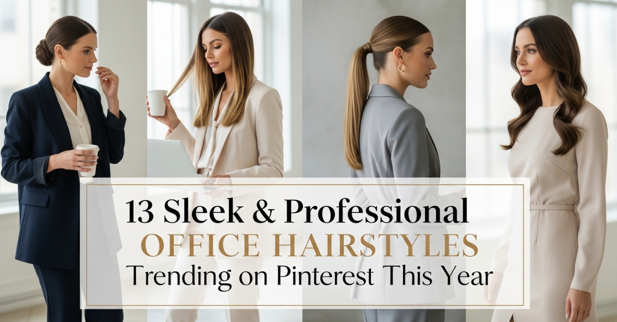 13 Sleek & Professional Office Hairstyles Trending on Pinterest This Year