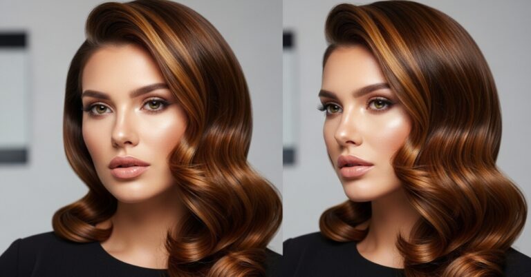 11 Voluminous Blowout Styles with Caramel Highlights