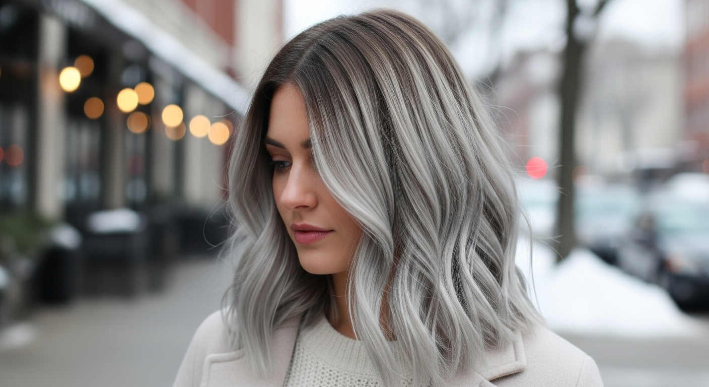12 Dove Gray Sombre Balayage Ideas Trending in 2026