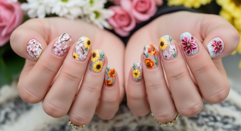 15 Feminine In-Bloom Nail Art Ideas for Every Season