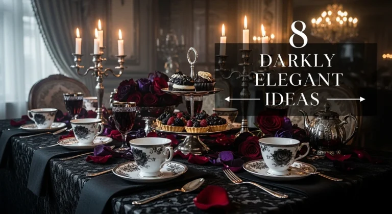 8 Gothic Tea Party Ideas That’ll Make Your Guests Feel Deliciously Dark