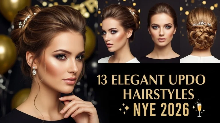13 Elegant Updo Hairstyles for New Year’s Eve