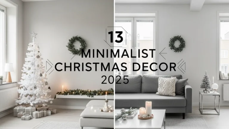 13 Minimalist Apartment Christmas Decor Ideas 2025