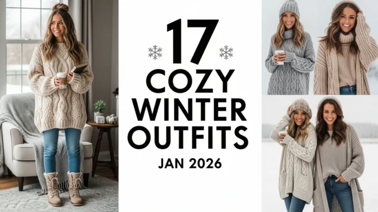 17 Cozy Winter Outfit Ideas for January 2026