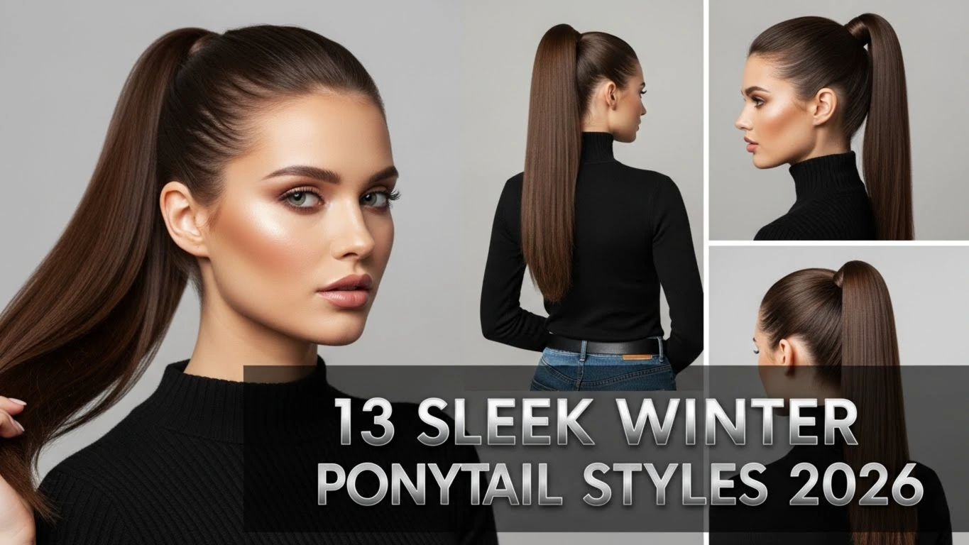 13 Sleek Winter Ponytail Styles for 2026