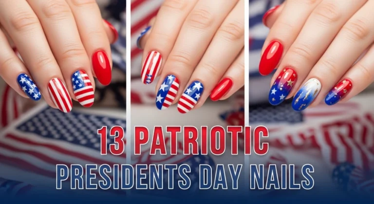 13 Patriotic Presidents Day Nail Designs