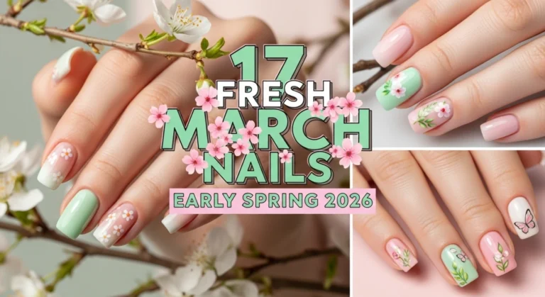 17 Fresh March Nail Ideas for Early Spring 2026