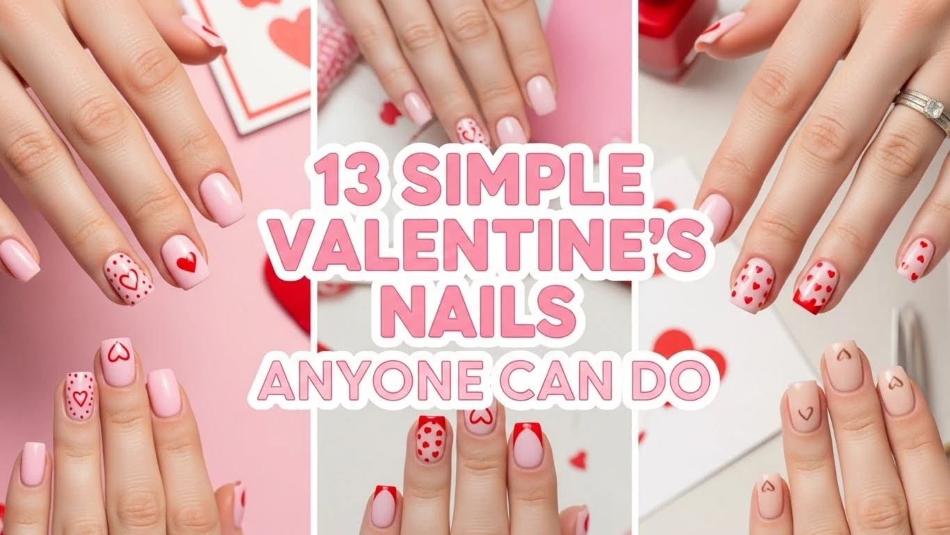 13 Simple Valentine's Nail Ideas Anyone Can Do