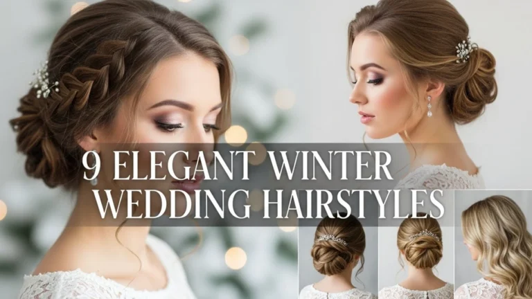 9 Elegant Winter Wedding Hairstyles