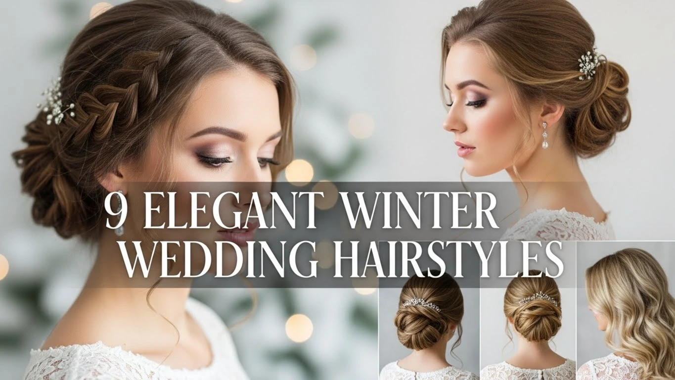 9 Elegant Winter Wedding Hairstyles