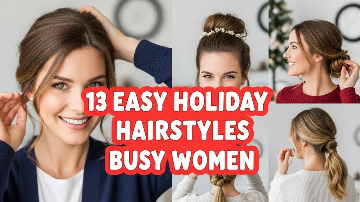13 Easy Holiday Hairstyles for Busy Women