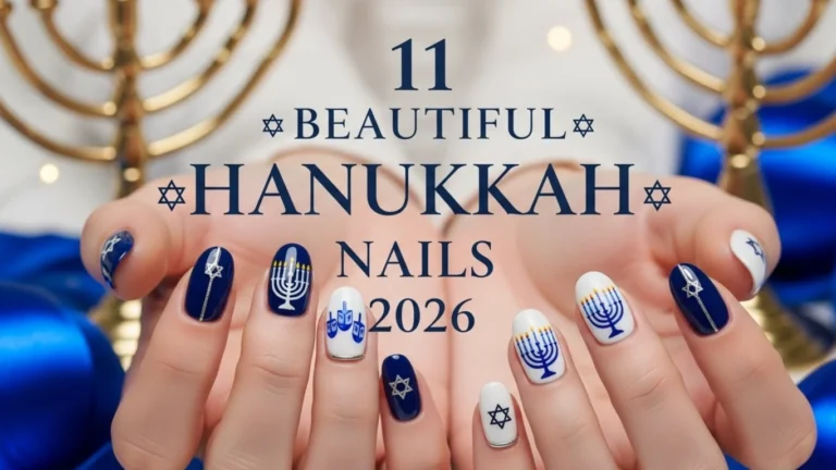 11 Beautiful Hanukkah Nail Designs 2026