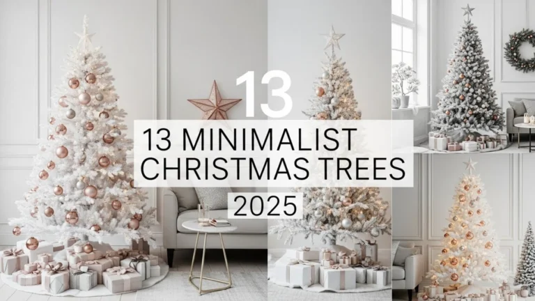 13 Minimalist Christmas Tree Ideas for 2025