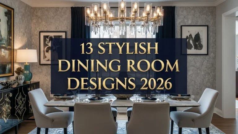 13 Stylish Dining Room Designs Ideas for 2026