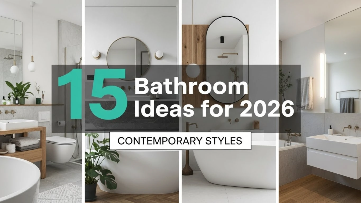 15 Bathroom Ideas for 2026 – Contemporary Styles