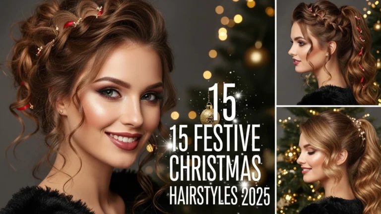 15 Festive Christmas Hairstyles for Holiday Parties