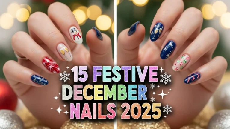 15 Festive December Nail Ideas for Holiday Season