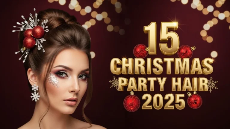 15 Glamorous Christmas Party Hair Ideas