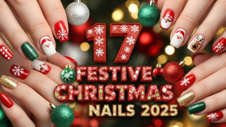 17 Festive Christmas Nail Ideas for Holiday Season