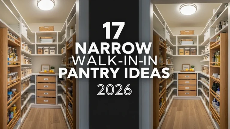 17 Narrow Walk-In Pantry Ideas for 2026