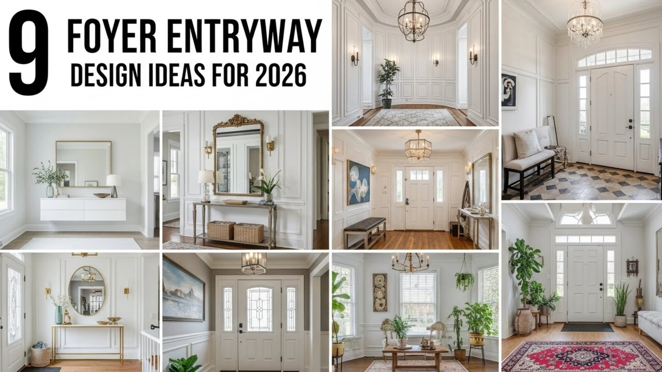 9 Foyer Entryway Design Ideas