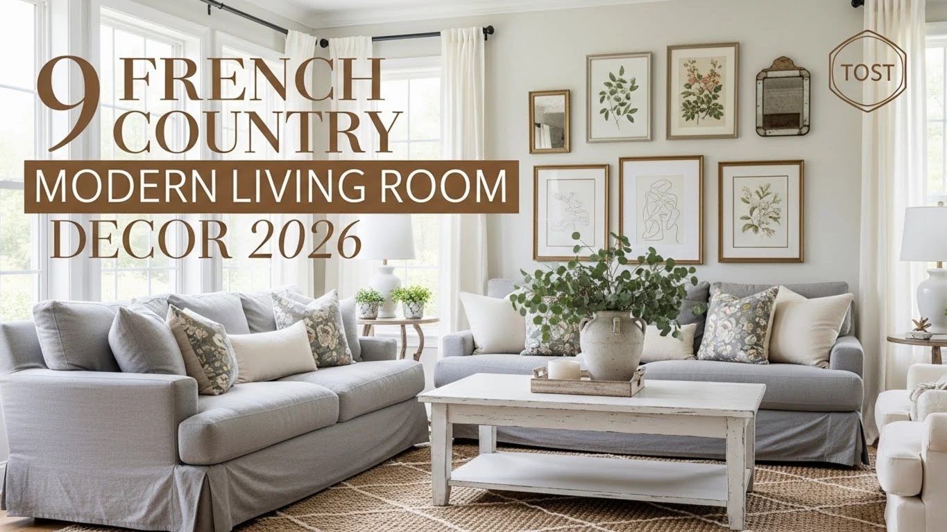 9 French Country Modern Living Room Decor 2026
