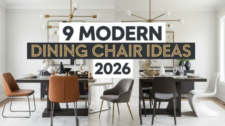 9 Modern Dining Chair Ideas for 2026