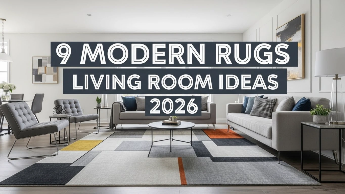 9 Modern Rugs for Living Room Ideas 2026