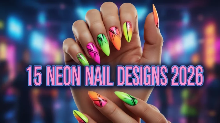 15 Neon Nail Designs Trending for 2026