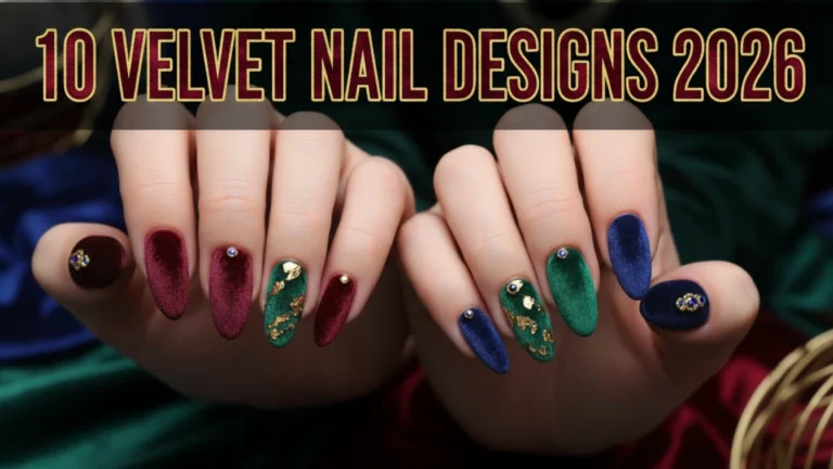 10 Velvet Nail Designs That Feel Luxe and Cozy
