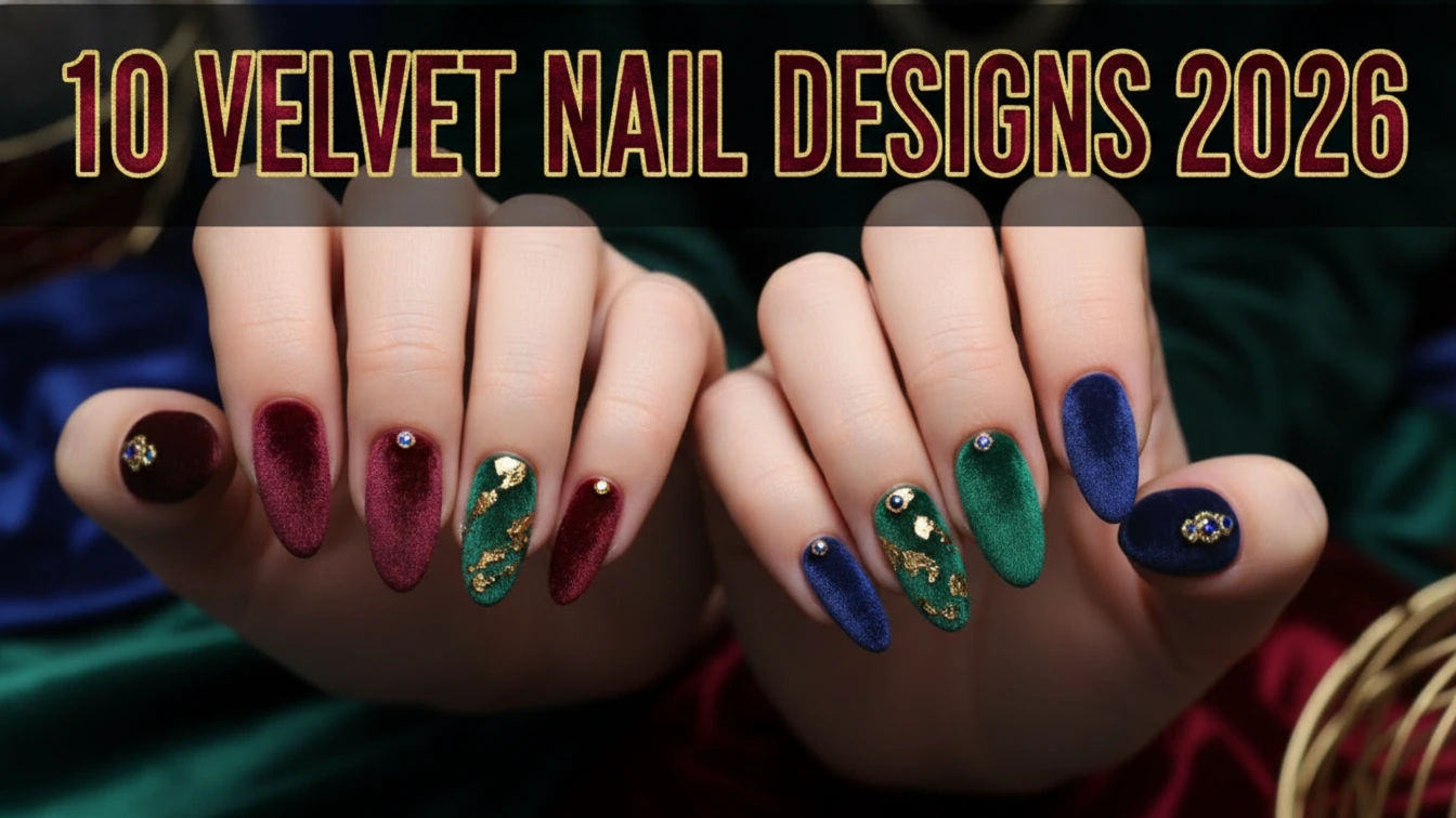 10 Velvet Nail Designs That Feel Luxe and Cozy