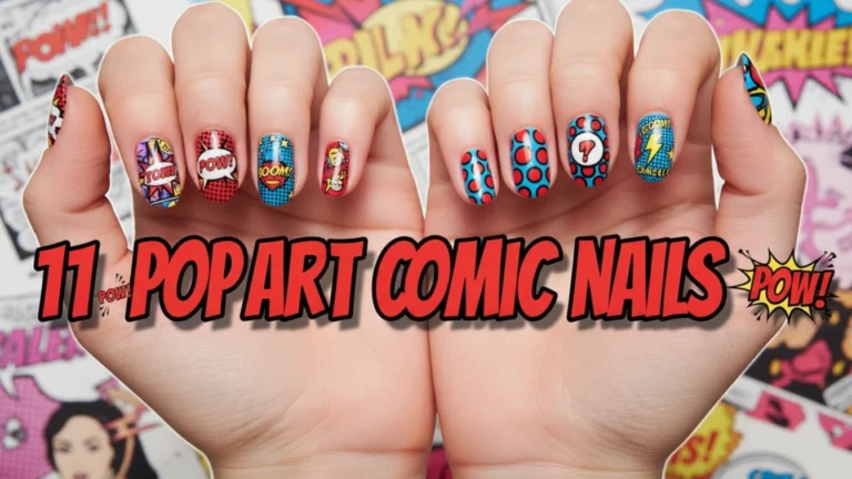 11 Pop Art Comic Nail Ideas Full of Fun and Colour