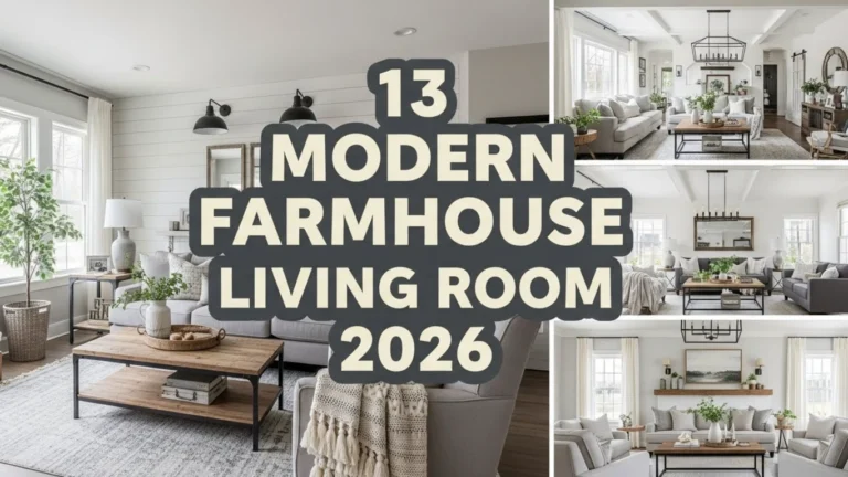 13 Cozy Modern Farmhouse Living Room Ideas 2026