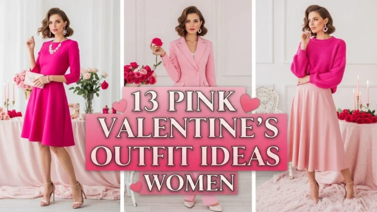 13 Pink Valentine's Outfit Ideas for Women