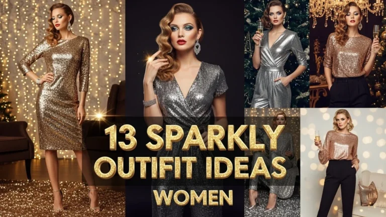 13 Sparkly Holiday Outfit Ideas for Women