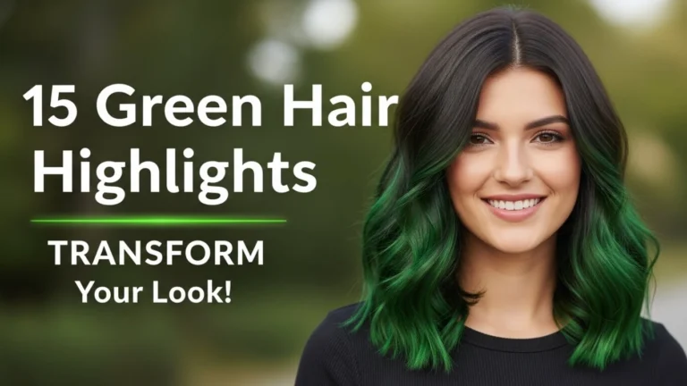 15 Gorgeous Green Hair Highlights for St. Patrick's