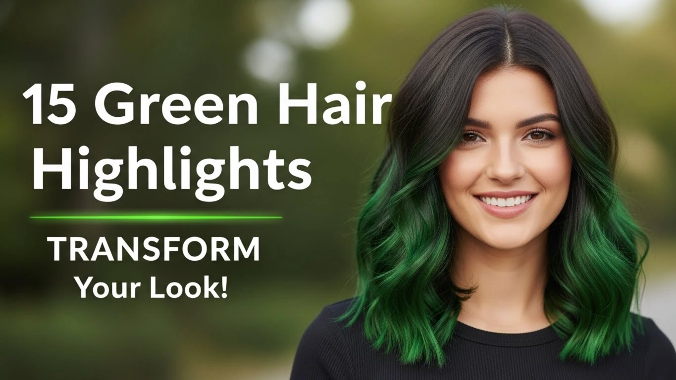 15 Gorgeous Green Hair Highlights for St. Patrick's