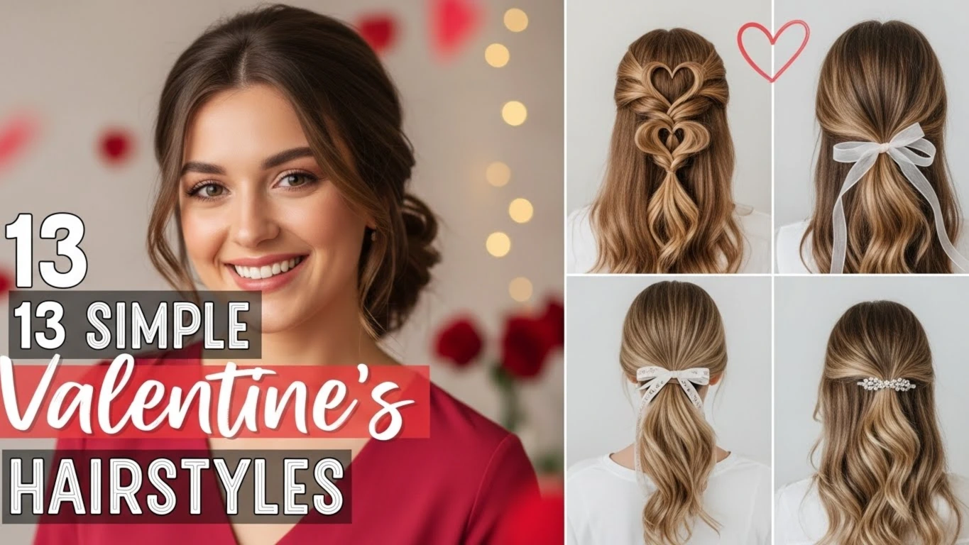 13 Simple Valentine's Hairstyles Anyone Can Do