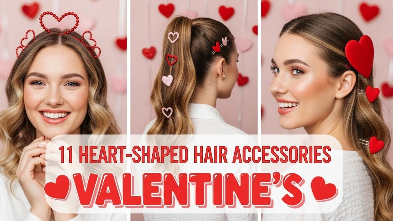 11 Heart-Shaped Hair Accessories for Valentine's