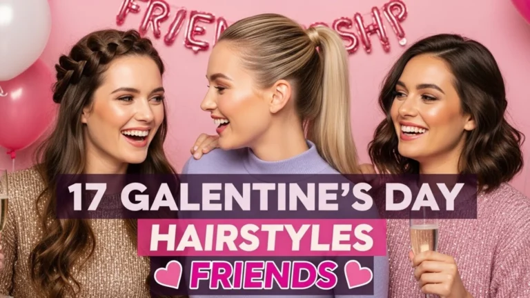 17 Galentine's Day Hairstyles for Friends
