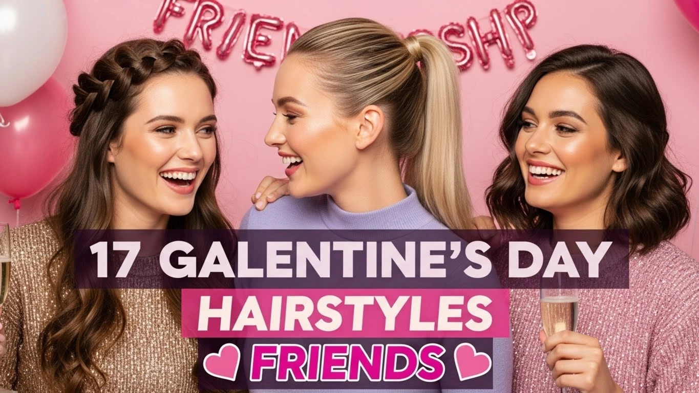 17 Galentine's Day Hairstyles for Friends