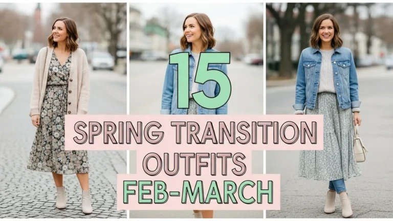 15 Spring Transition Outfit Ideas February-March